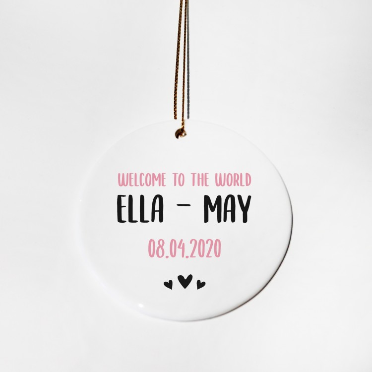 Personalised Ceramic Circle 